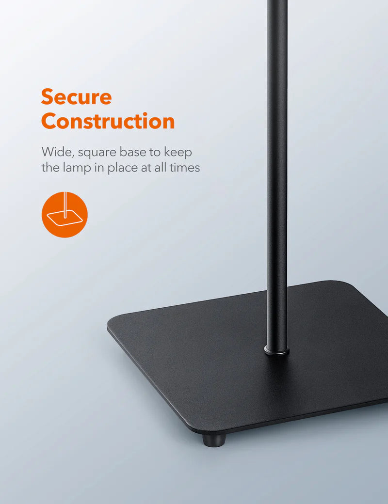 Taotronics LED Floor Lamp Dimmable Standing Tall Pole Light Adjustable Gooseneck