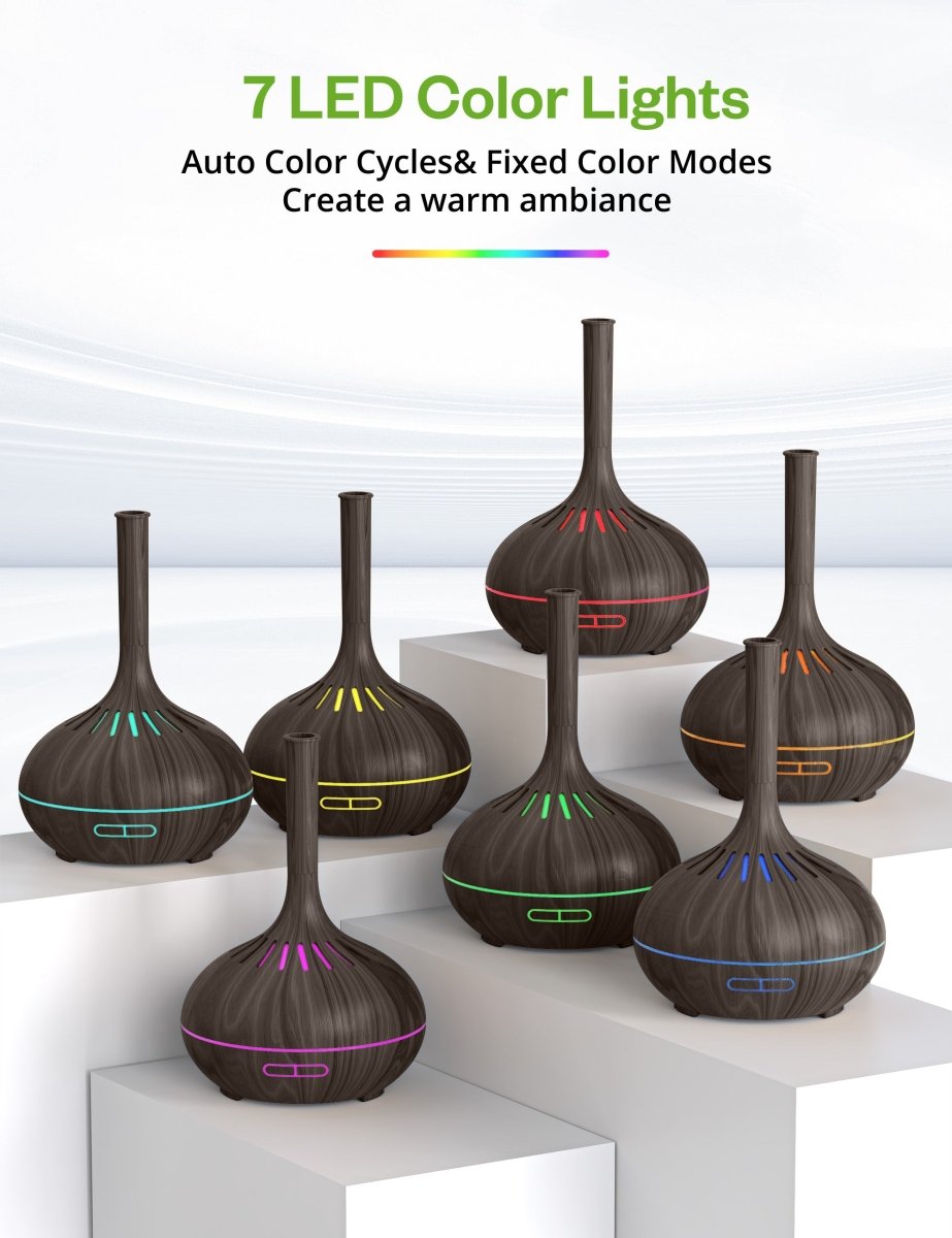 Anjou Essential Oil Diffuser 400ml Cool Mist Humidifier 2 in 1 design