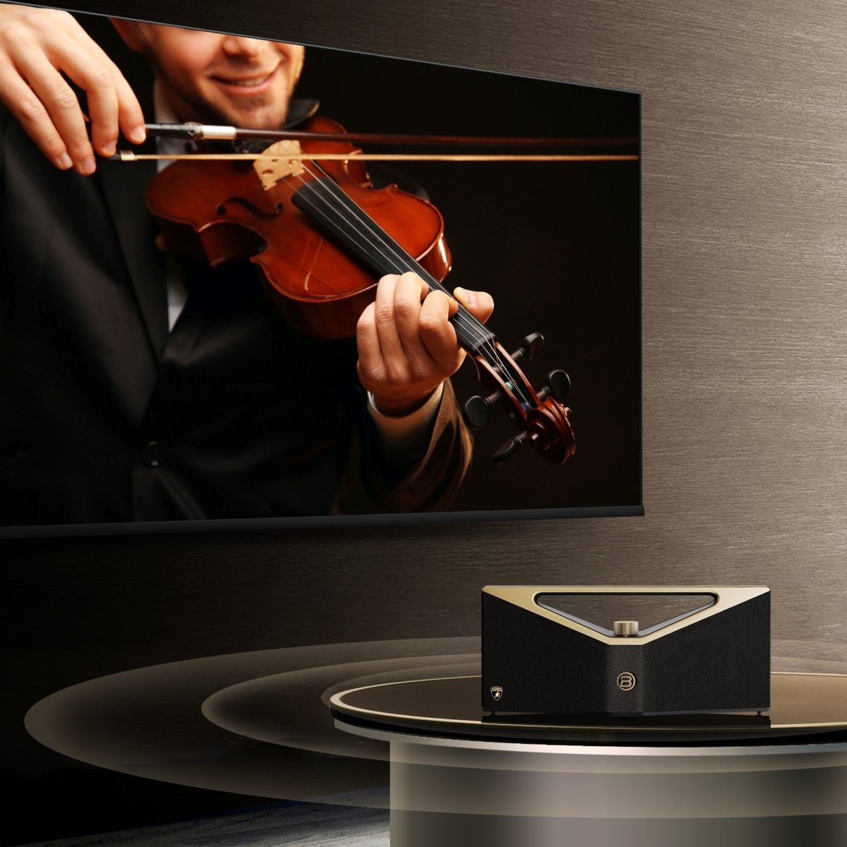 BUGANi Brief Pro Lamborghini Edition Bluetooth Speaker 160W Hi-Res Audio