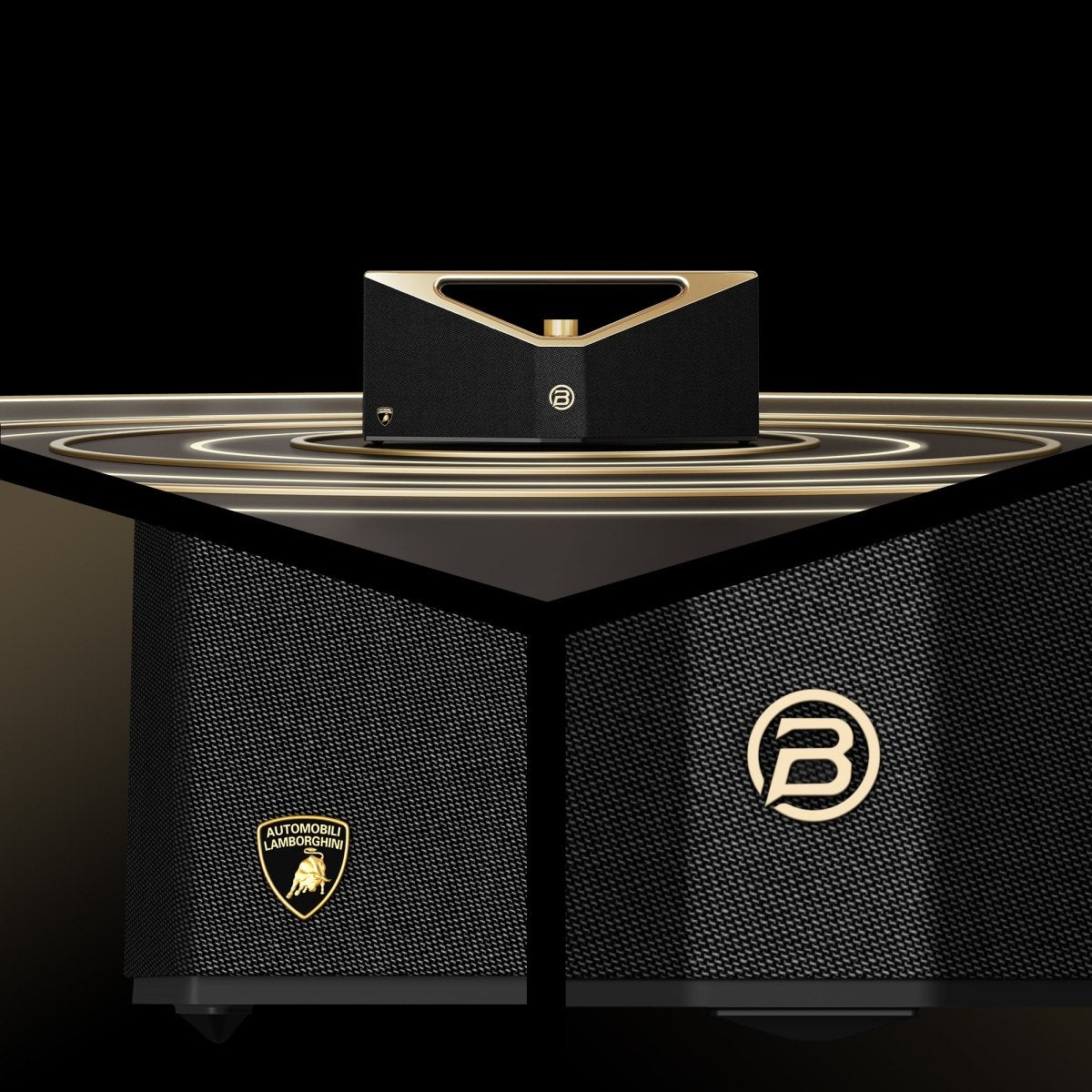 BUGANi Brief Pro Lamborghini Edition Bluetooth Speaker 160W Hi-Res Audio