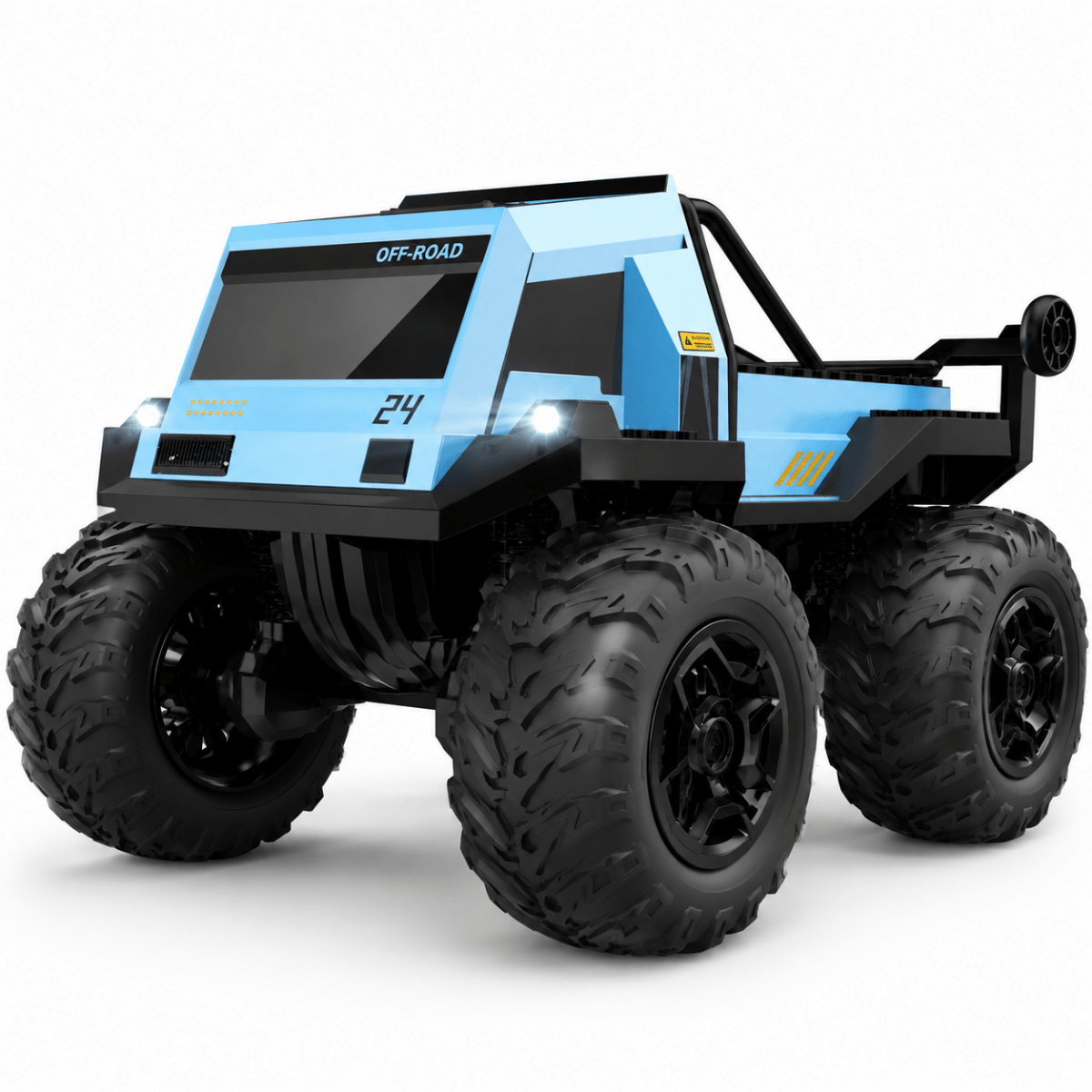 DEERC Amphibious Remote Control Car Monster Truck Toys Waterproof RC Stunt Cars