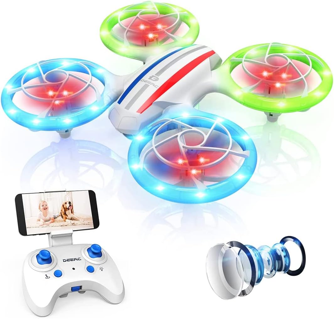 DEERC D23 Mini Drone 720P HD FPV Camera RC Quadcopter Toy for Kids Beginners
