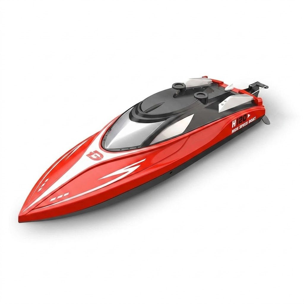 DEERC H120 RC Boat Remote Control Boats for Pools and Lakes 20+mph 2.4GHz Racing