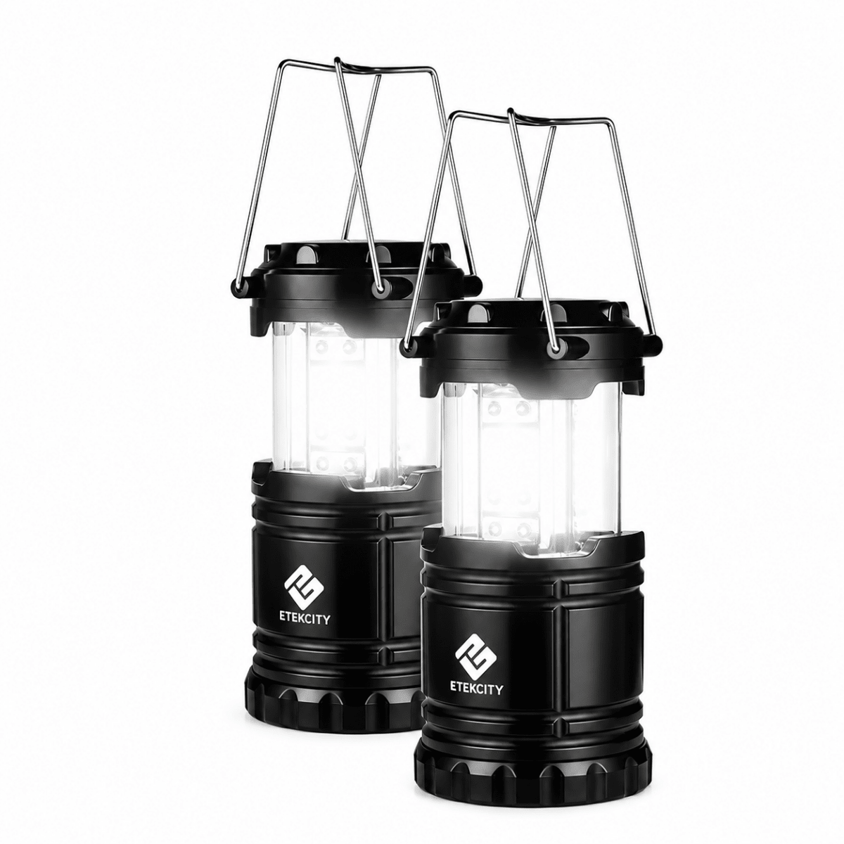 Etekcity LED Camping Lantern Battery Powered Lamp Emergency Light Hiking 2 Pack