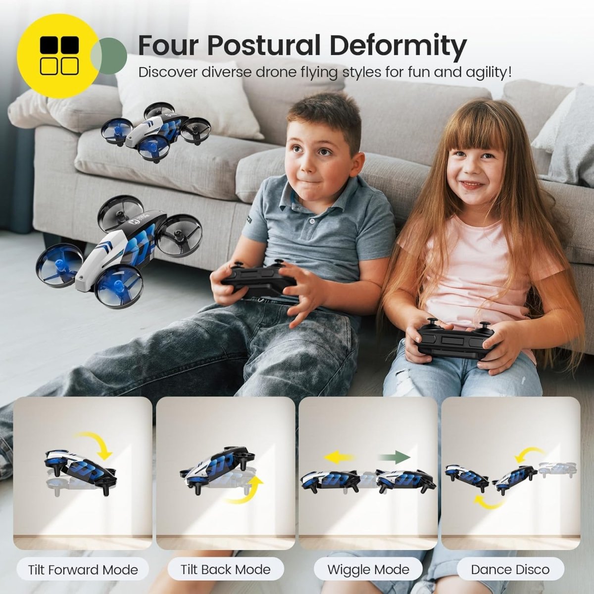 Holy Stone HS210T Mini Drone for Kids Small Indoor RC Quadcopter Helicopter