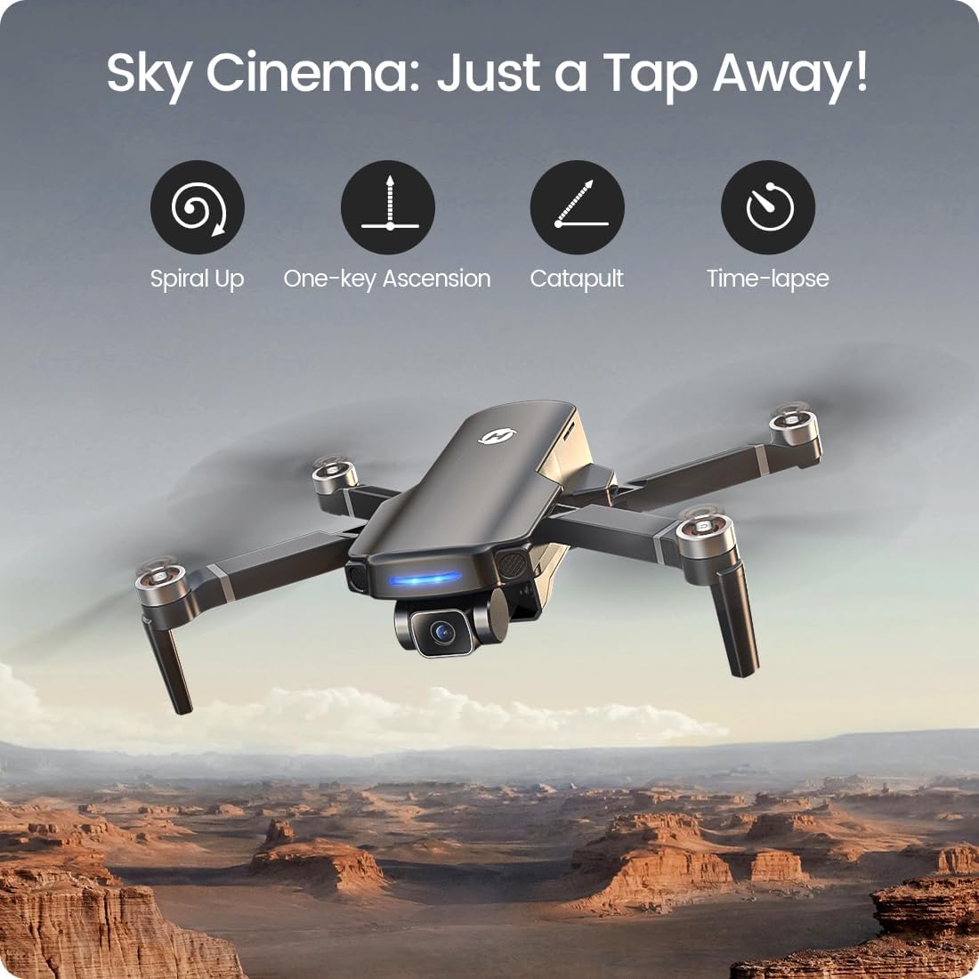 Holy Stone HS360S Foldable GPS Drone with 4K UHD Camera FPV RC Quadcopter