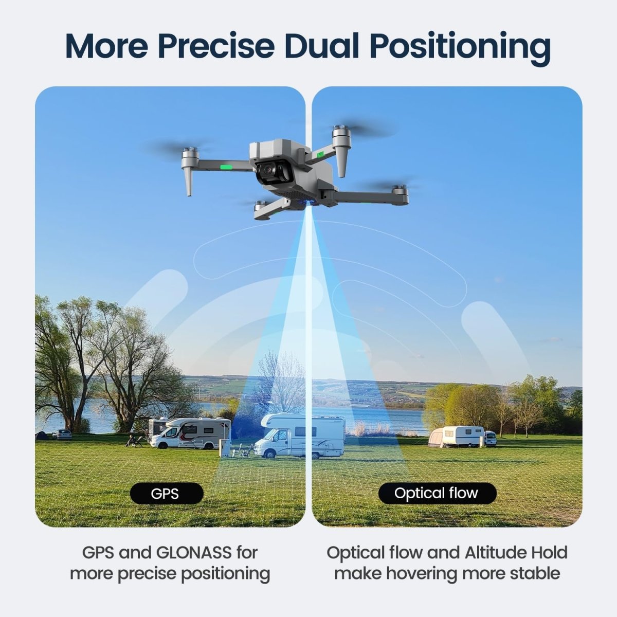 Holy Stone HS440G Foldable Drone with 4K Camera FPV RC Quadcopter Under 250g