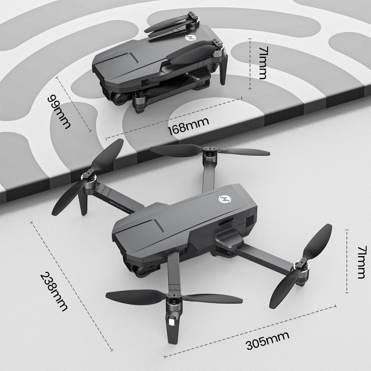 Holy Stone HS720R 4K EIS Drone with Camera GPS RC Foldable Quadcopter