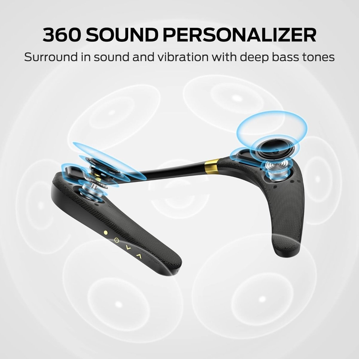 Monster Boomerang Bluetooth Wireless Neck Speaker Portable 3D Stereo Sound