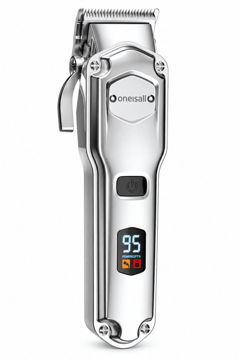 Oneisall Dog Clippers for Grooming Rechargeable Cordless Pet Shaver for Thick Heavy Coats Low Noise