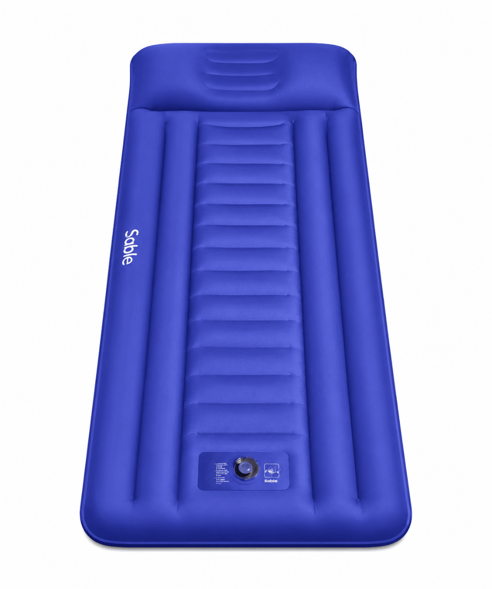 Sable Camping Sleeping Pad Self Inflating Camping Mat with Built-in Pillow & Pump