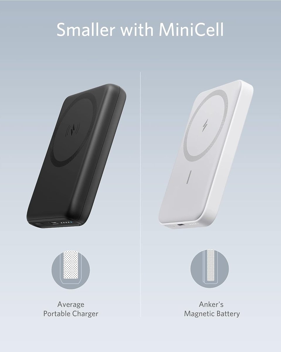 Anker 622 Magnetic Battery (MagGo) 5000mAh Wireless Portable Charger White