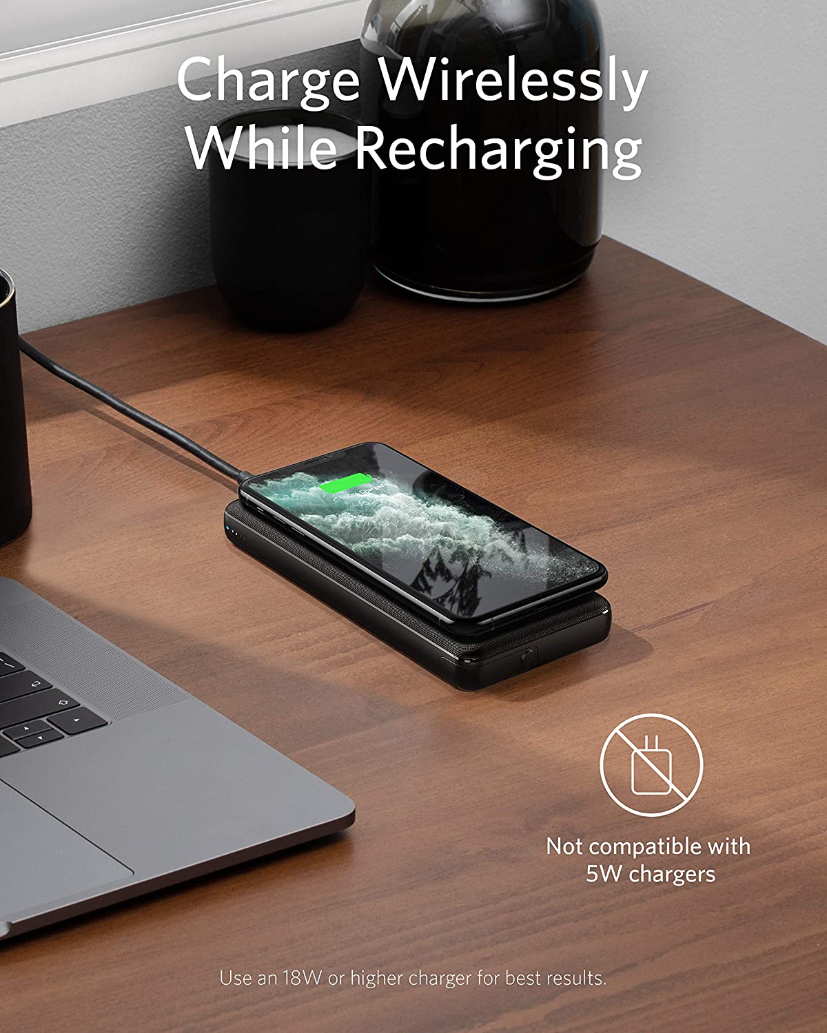 Anker PowerCore III 10000mAh Wireless Charging 10W Portable Charger Power Bank