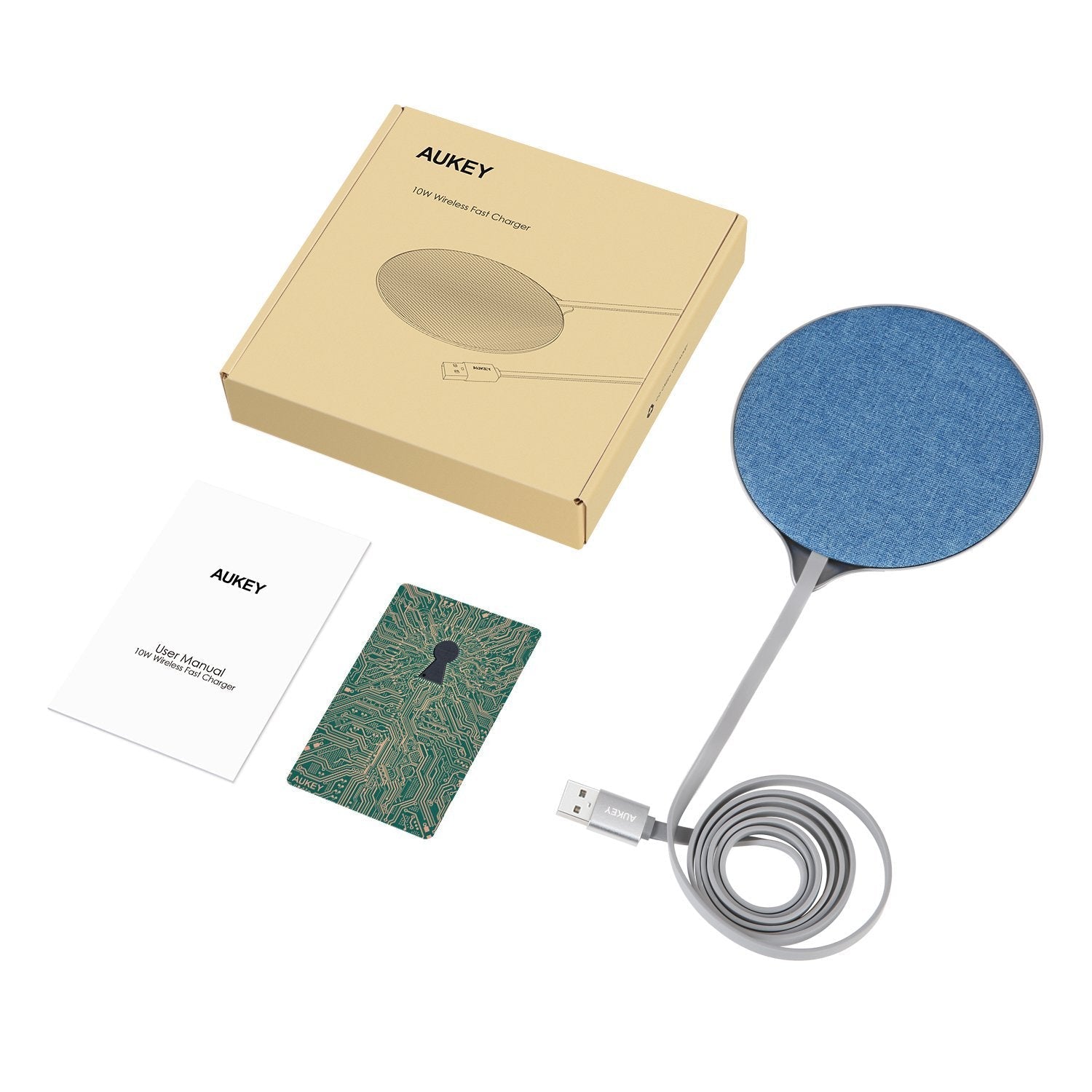 AUKEY 10W Wireless Charger Fast Charging Pad