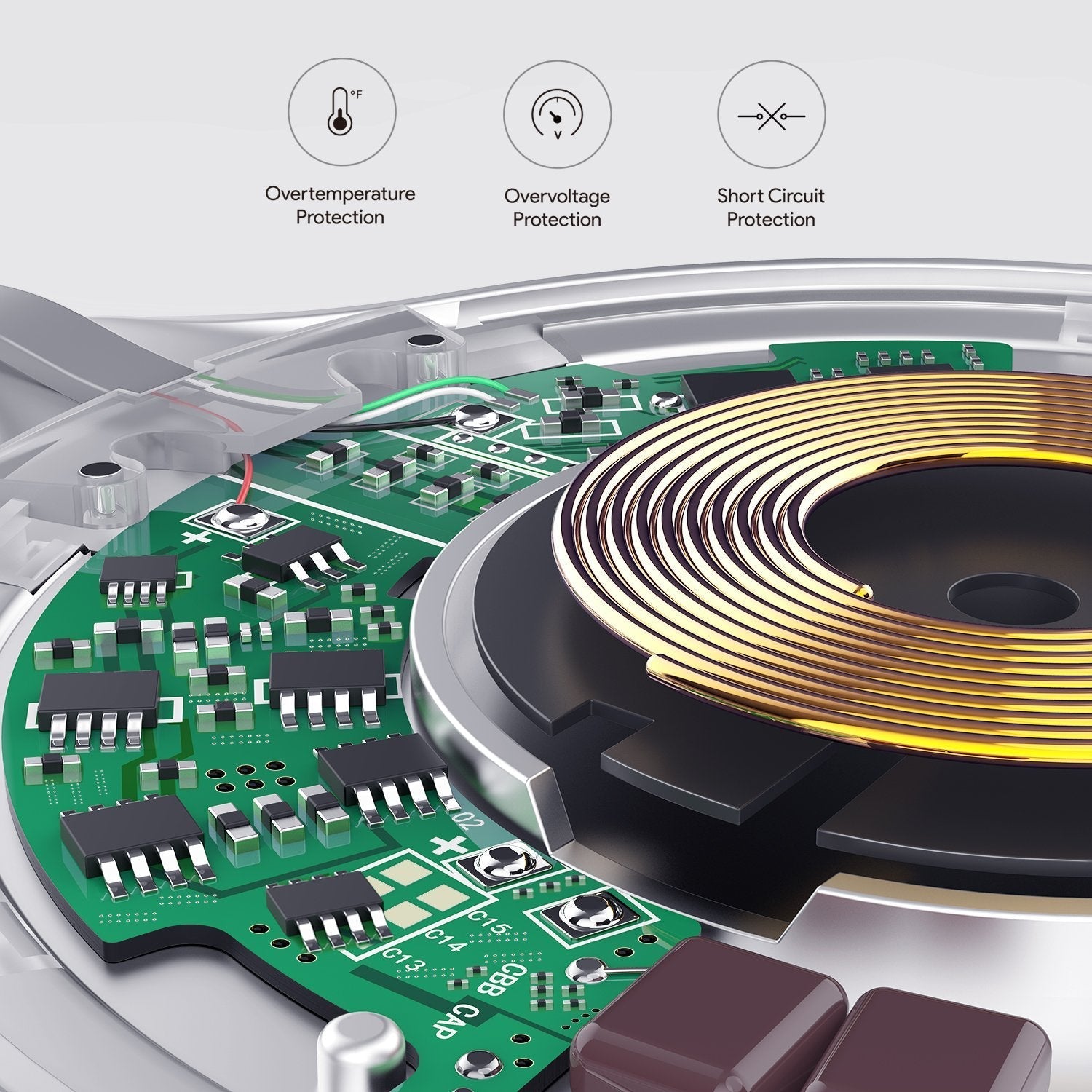 AUKEY 10W Wireless Charger Fast Charging Pad