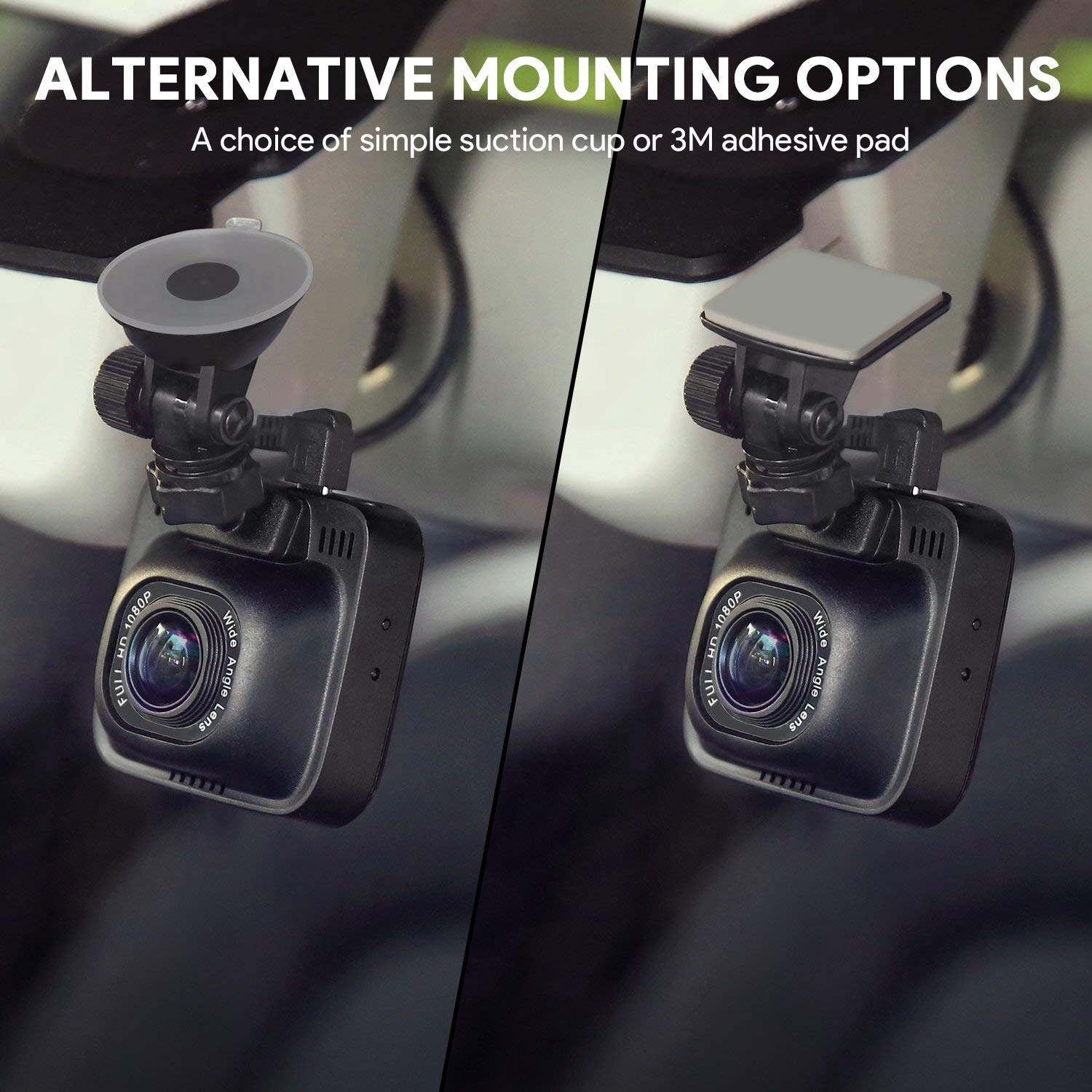 AUKEY Dashboard Camera Recorder with Full HD 1080P