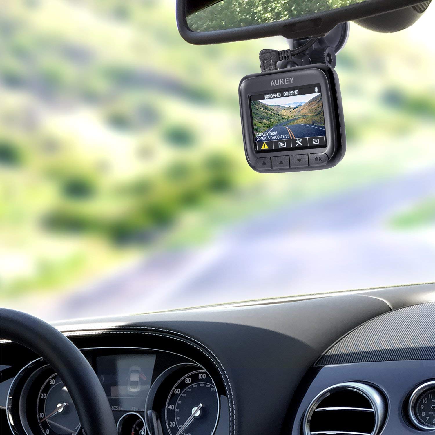 AUKEY Dashboard Camera Recorder with Full HD 1080P
