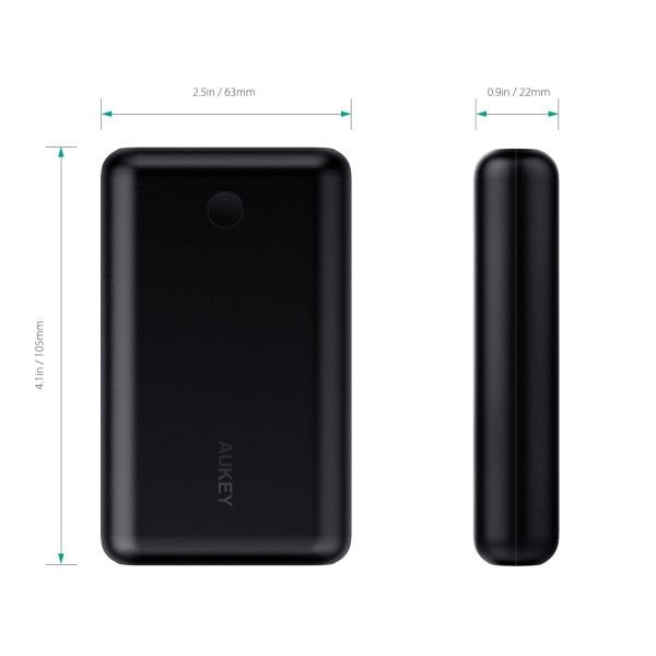 AUKEY XD10 10050mAh USB-C PD QC3.0 Power Bank
