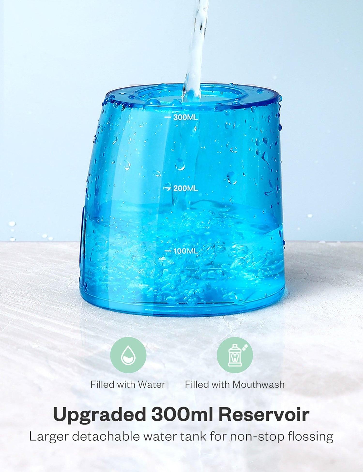 CREMAX Dental Water Flosser Cordless Portable Ultra Oral Irrigator Teeth Cleaner