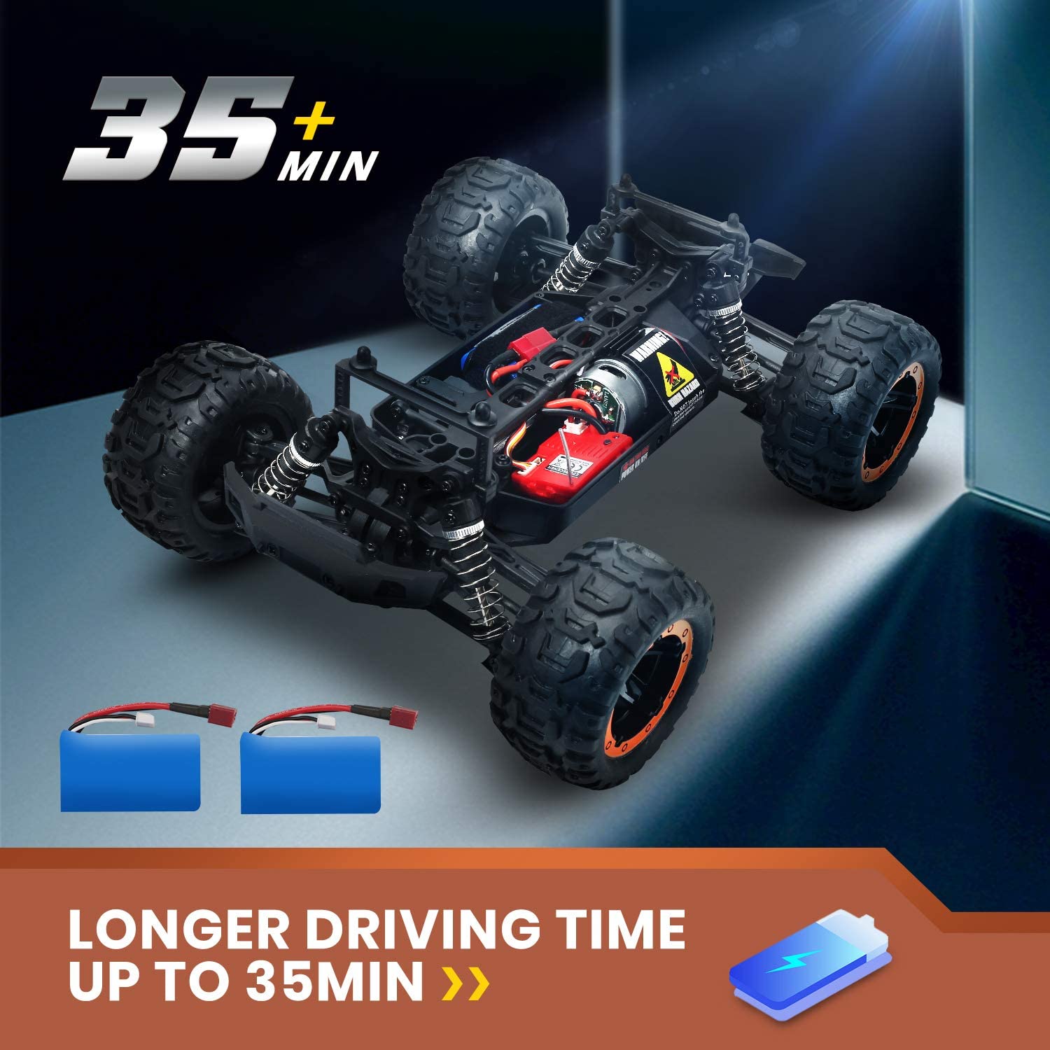 DEERC 16889 RC Car High Speed Remote Control Car 1:16 Scale 4WD Offroad Truck