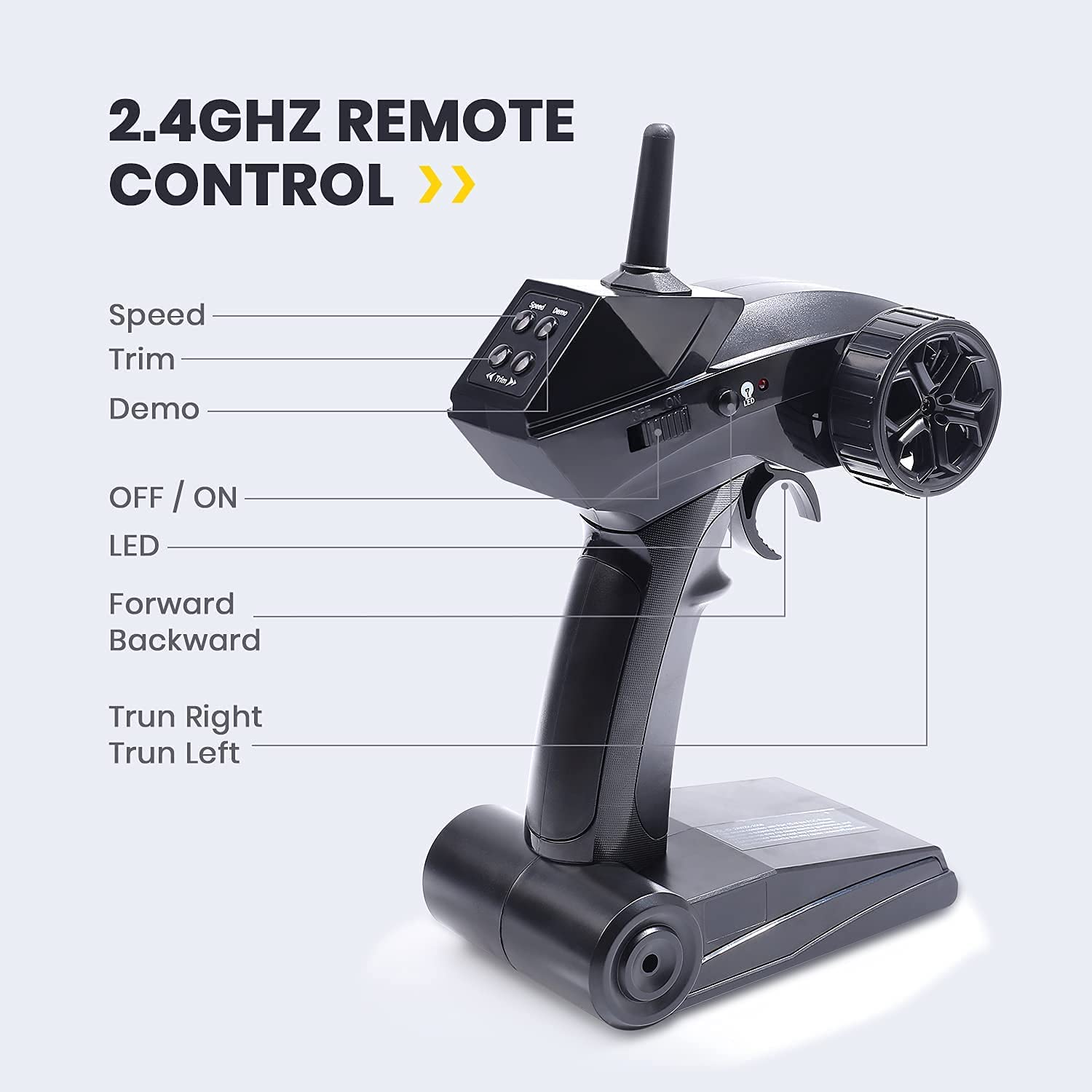 DEERC 2008 RC Boat Remote Control Boats for Pools and Lakes 20+mph 2.4GHz Racing