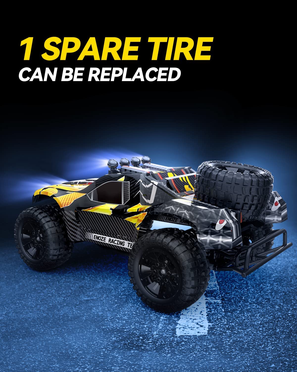 DEERC 9201E Remote Control Car 1:10 High Speed RC Monster Truck 4x4 Off Road