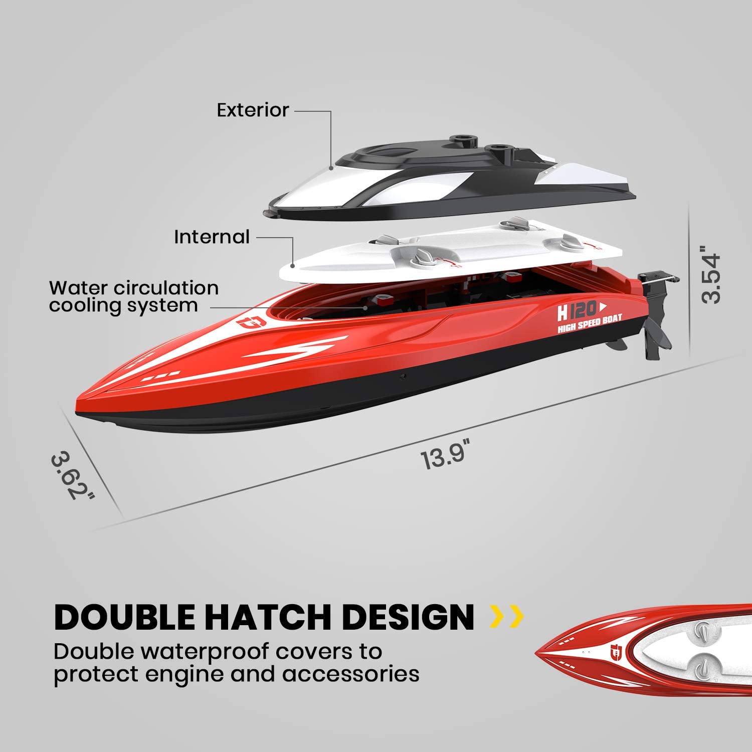 remote control speed boat
