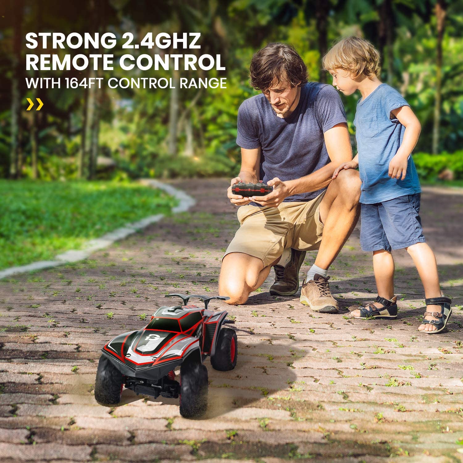 DEERC RC Cars 1/12 Remote Control Car 4WD Off Road Rock Crawler Monster Truck