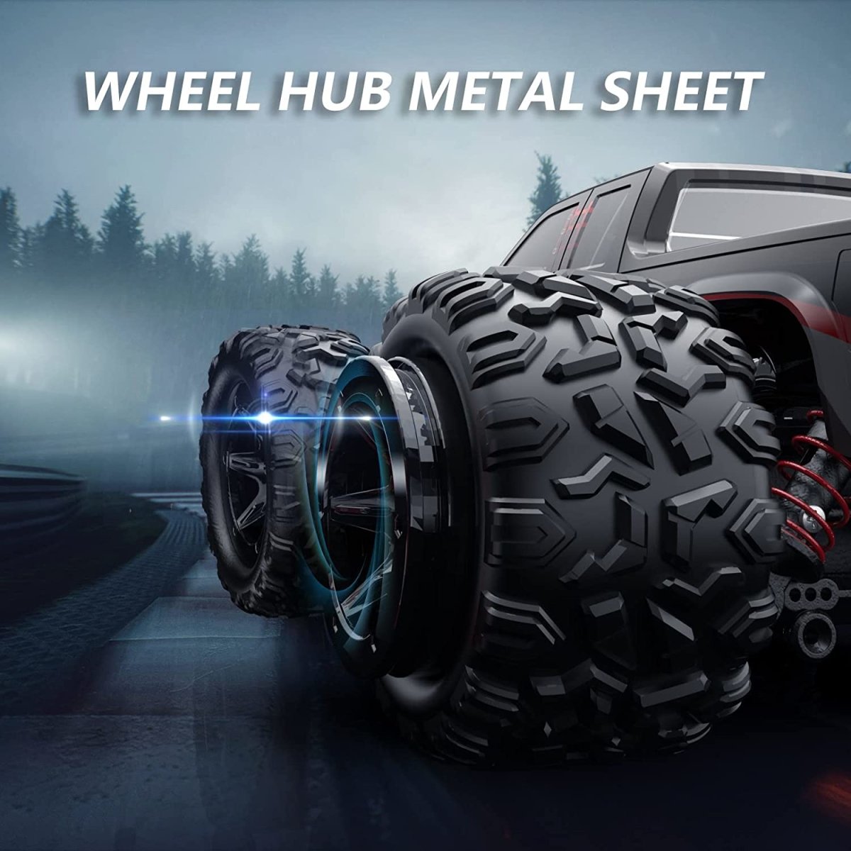 DEERC RC Car High Speed Remote Control Car 1:18 Scale 4WD Off Road Monster Truck