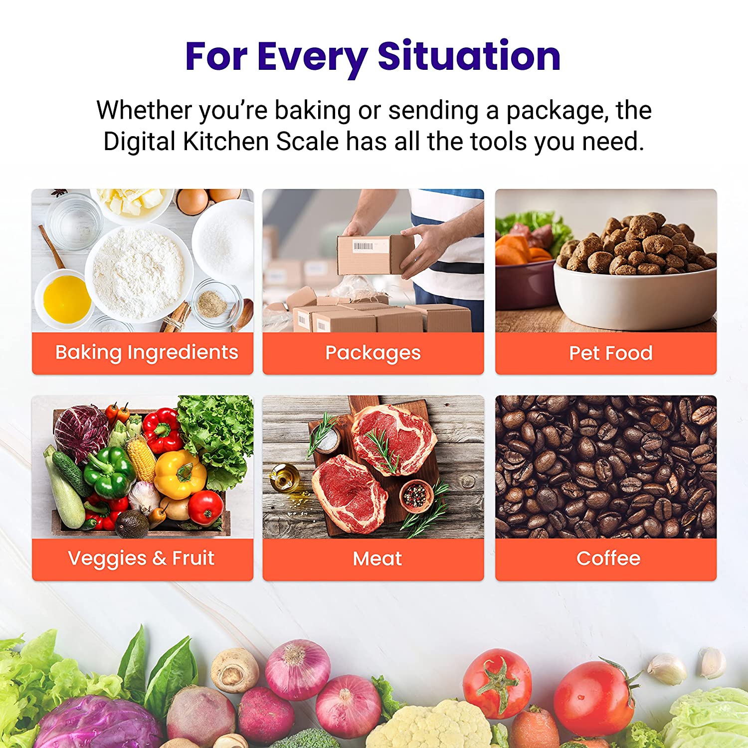 Etekcity Digital Food Kitchen Scale with Bowl Dieting Baking Cooking Meal Prep