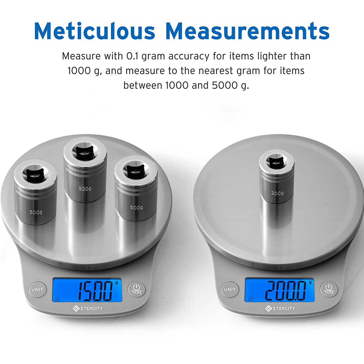 Etekcity Digital Food Scale Kitchen Cooking Baking Meal Prep Dieting Weight Loss