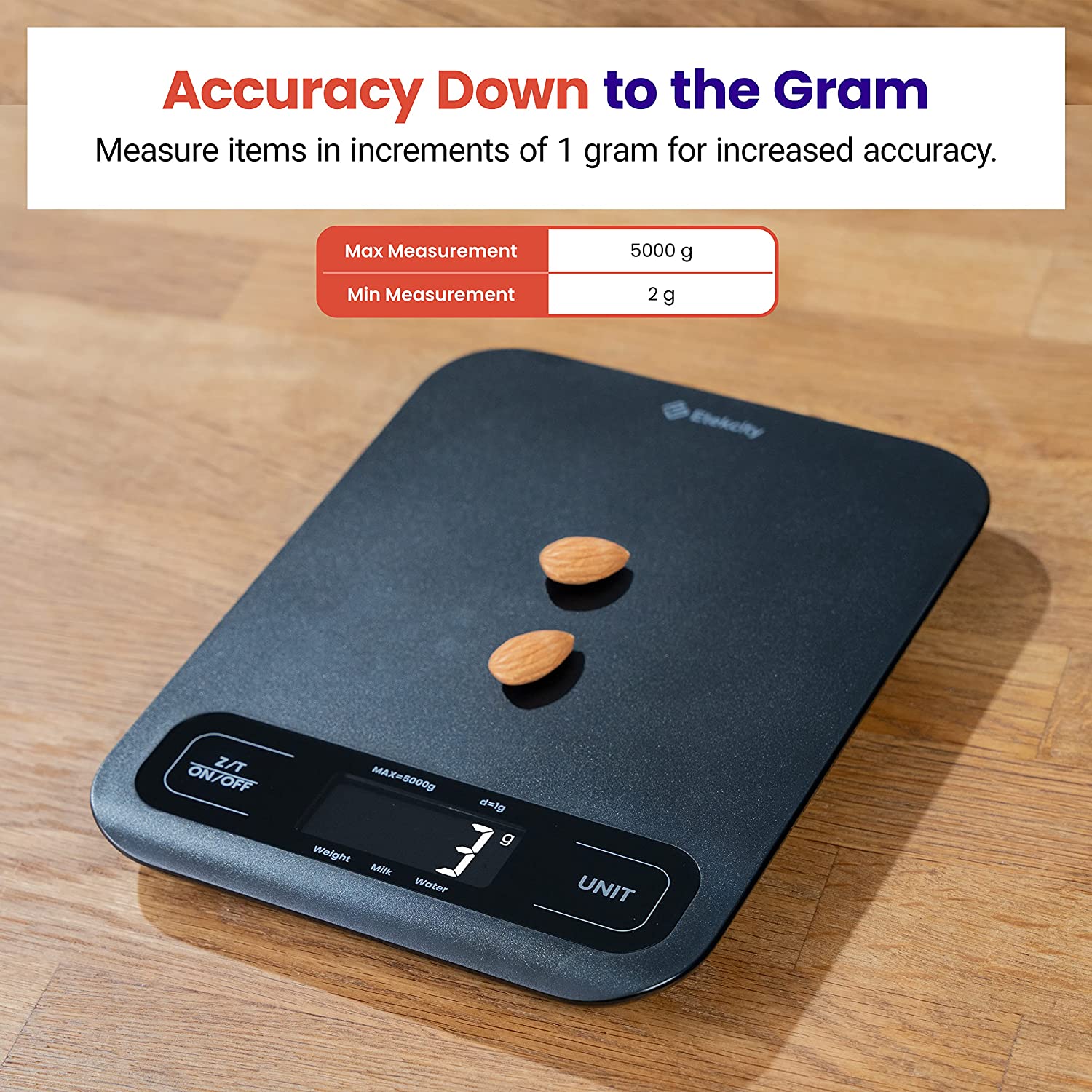 Etekcity Food Kitchen Scale Digital Cooking Baking Meal Prep Dieting Weight Loss