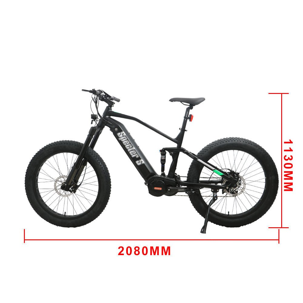 EUNORAU Specter-S 17 Electric Mountain Bike 48V 1000w Motor Dual Battery Bicycle