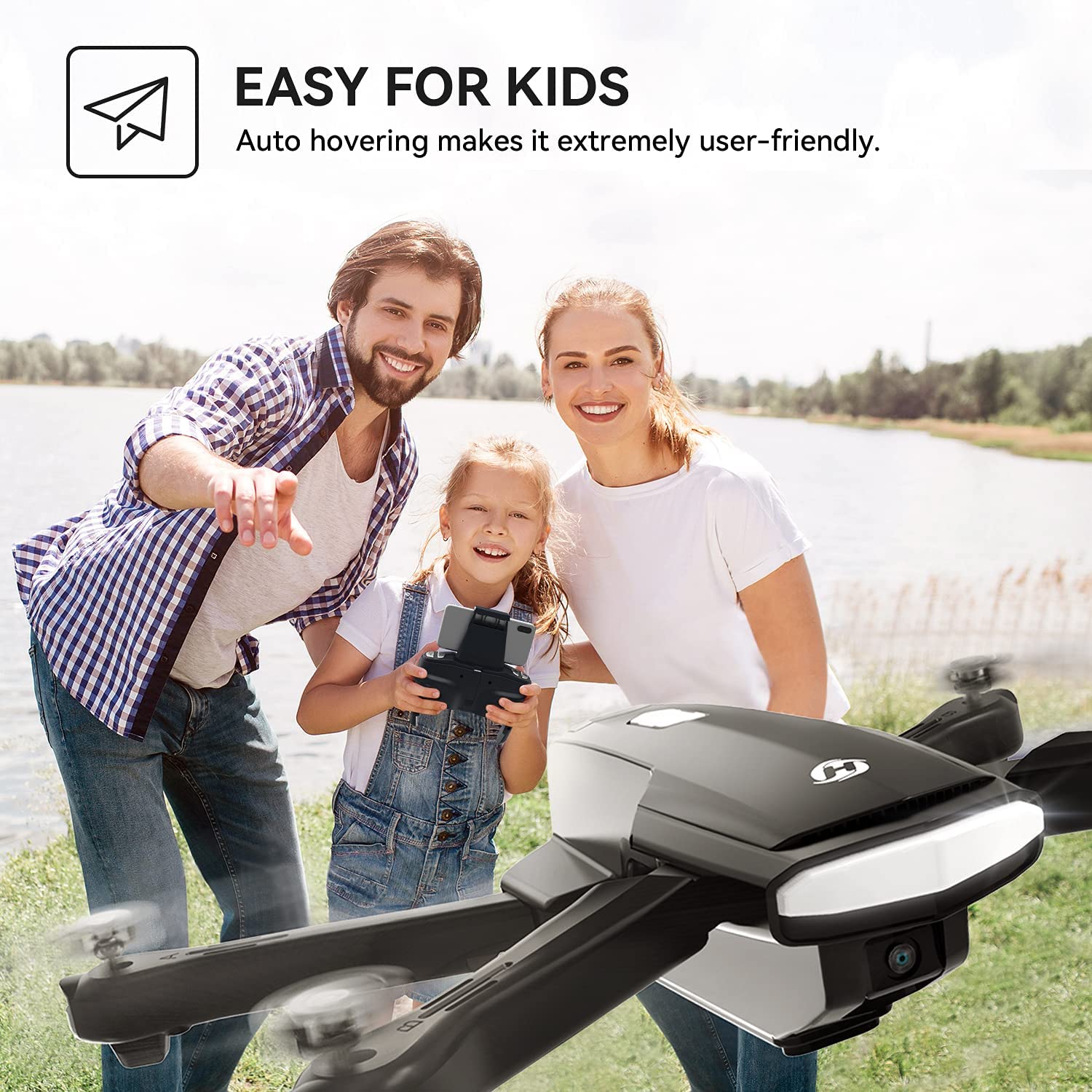 Holy Stone HS260 Drone with 1080P HD Camera RC Foldable Quadcopter with Carry Case