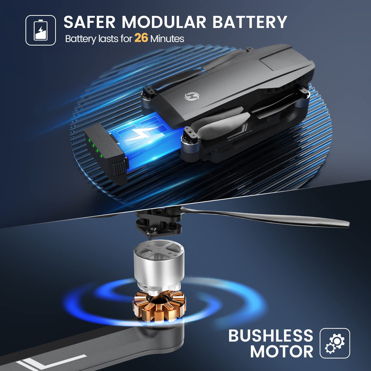 Holy Stone HS720G 4K EIS Drone with UHD Camera GPS RC Quadcopter 5GHz FPV Live