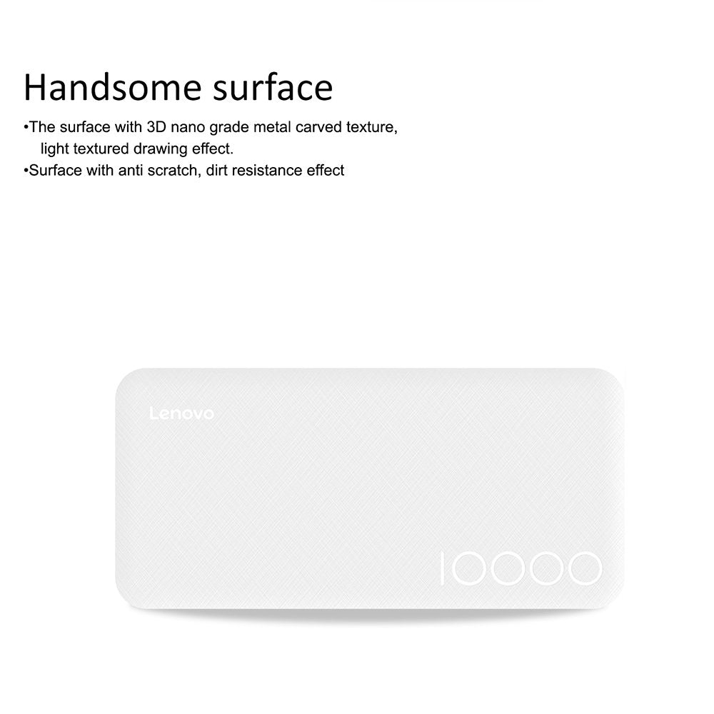 Lenovo 10000mAh Dual USB port Power Bank