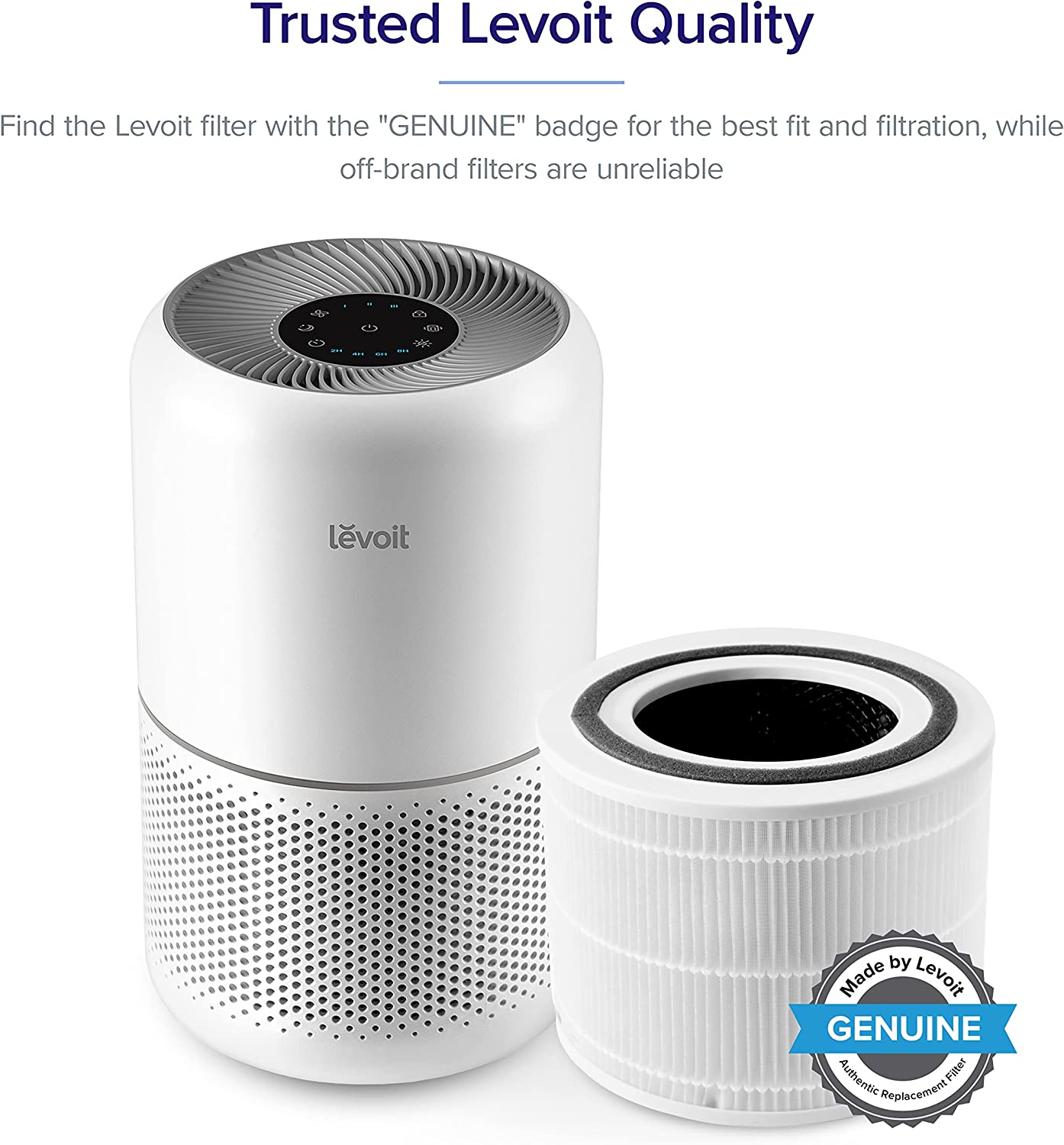 LEVOIT Core 300 Air Purifier 3-in-1 True HEPA Original Replacement Filter