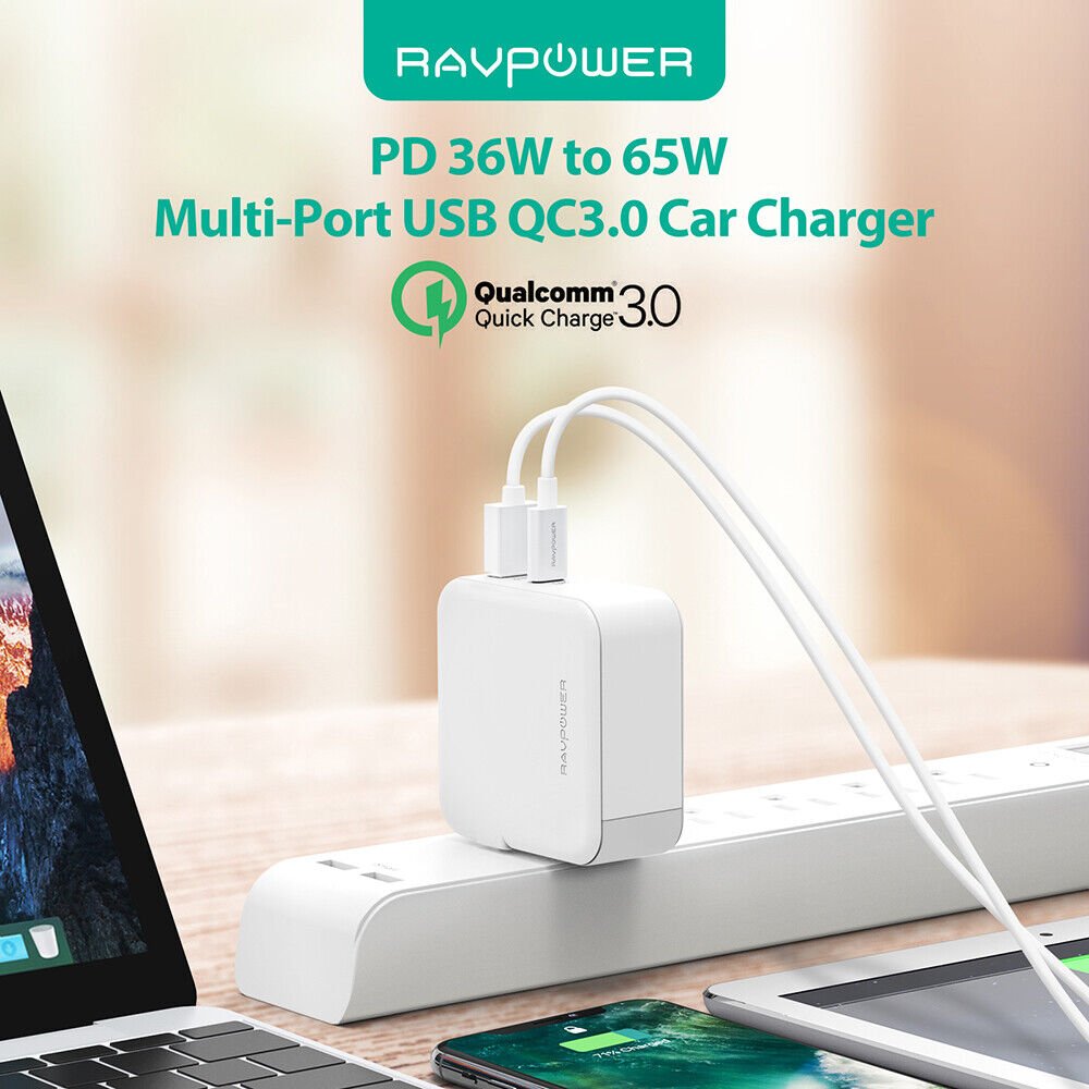 RAVPower 45W USB C PD Port AU PLUG Wall Charger