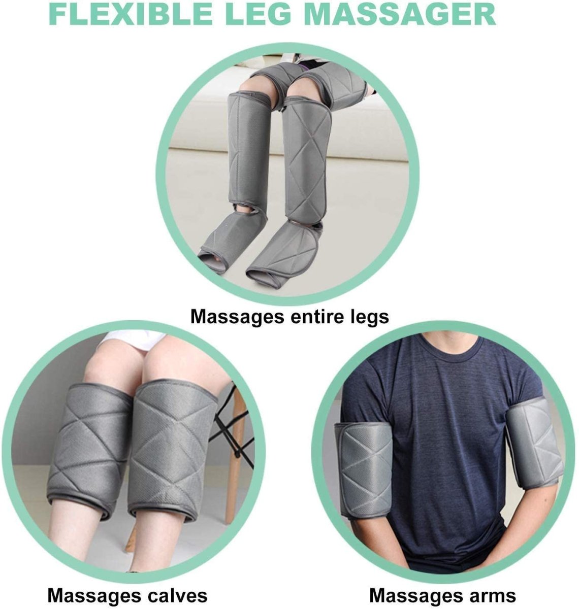 RENPHO Leg Massager for Relaxation Calf Feet Thigh Massage Sequential Wraps