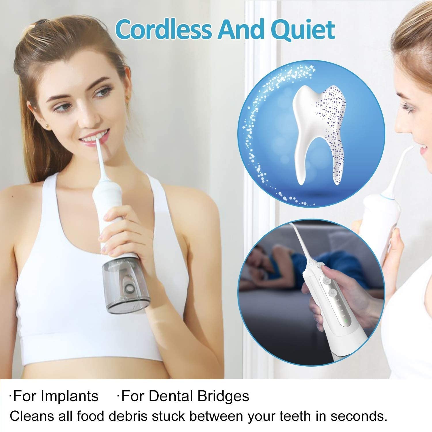 renpho cordless water flosser