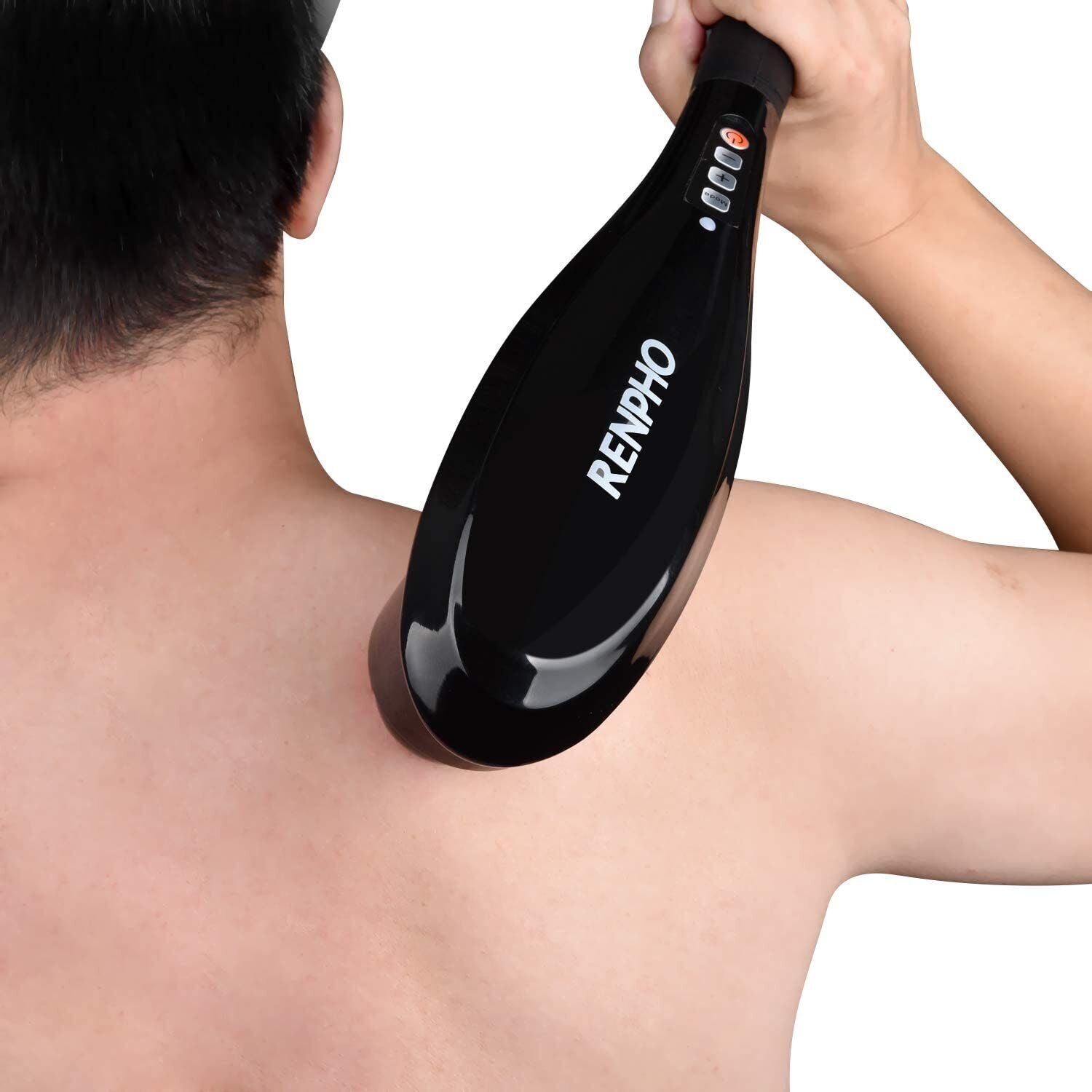RENPHO Rechargeable Hand Held Deep Massager for Muscles Cordless Body Massage