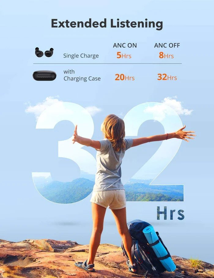 Taotronics SoundLiberty 94 True Wireless Earbuds Bluetooth Earphone Headphones