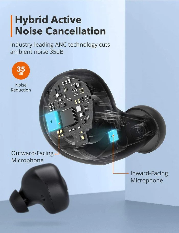 Taotronics SoundLiberty 94 True Wireless Earbuds Bluetooth Earphone Headphones