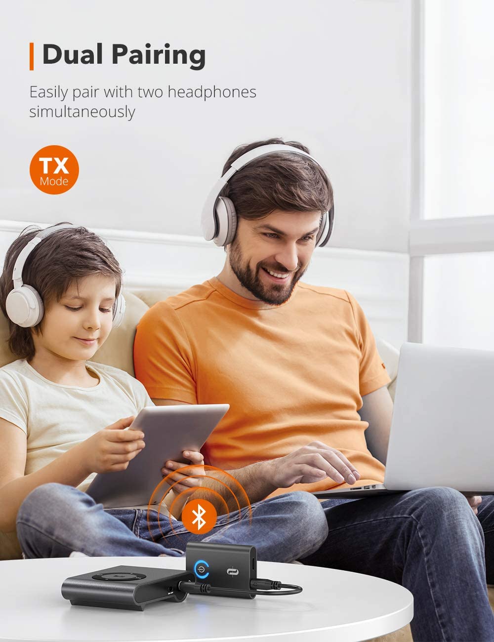 taotronics bluetooth 5.0 transmitter and receiver