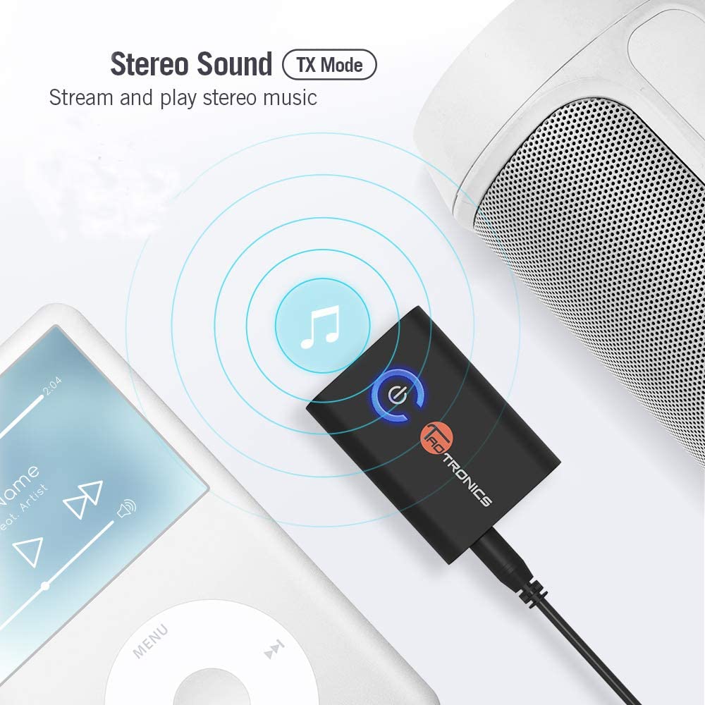 taotronics bluetooth 5.0 transmitter and receiver
