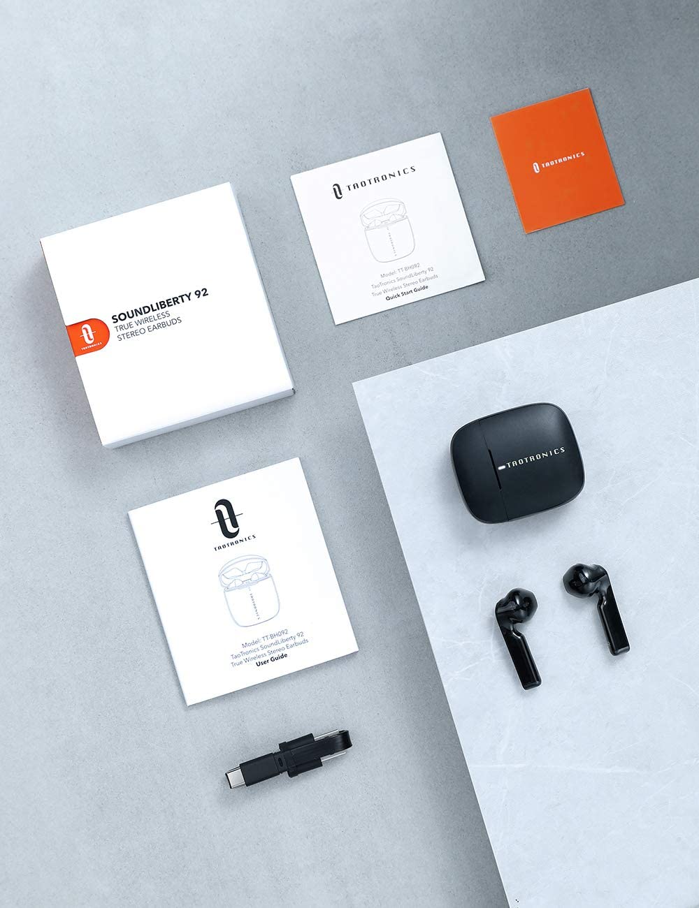 Taotronics SoundLiberty 92 True Wireless Earbuds Bluetooth Earphone Headphones