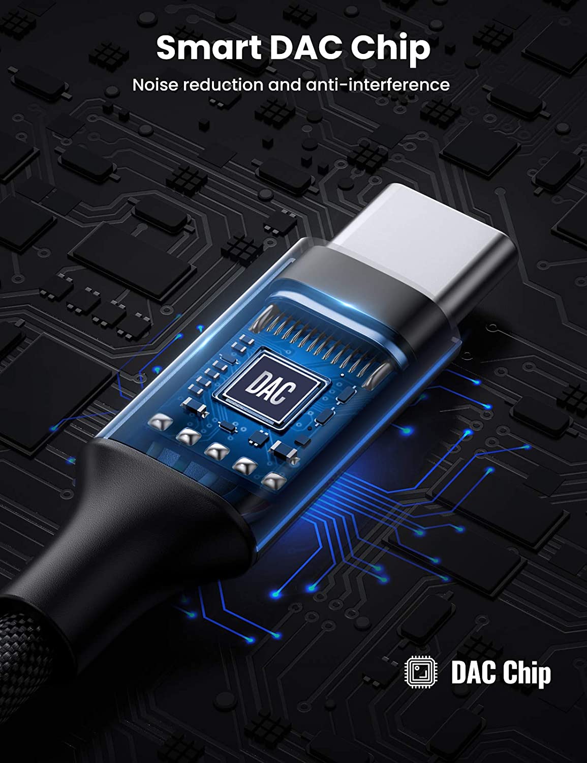 UGREEN USB C to 3.5mm Audio Adapter Braided Type C to Headphone Aux Cable Cord