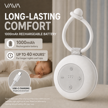 VAVA VA-CL005 Portable White Noise Machine with Night Light