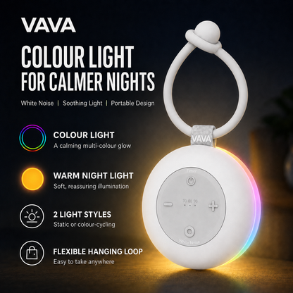 VAVA VA-CL005 Portable White Noise Machine with Night Light