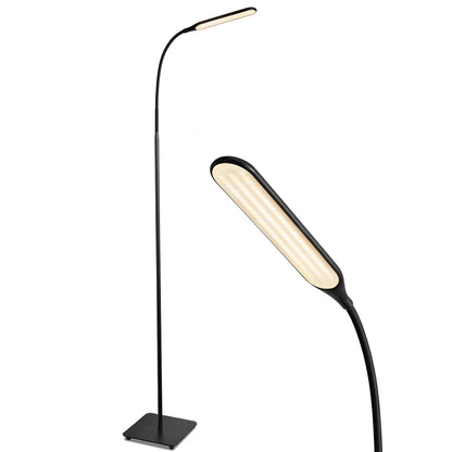 Taotronics LED Floor Lamp Dimmable Standing Tall Pole Light Adjustable Gooseneck